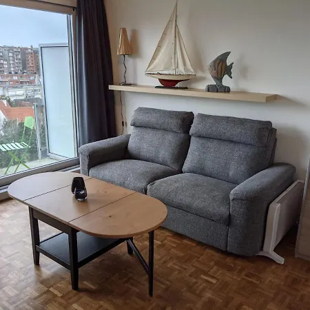 Studio Met Frontaal Zeezicht Middelkerke Extérieur photo